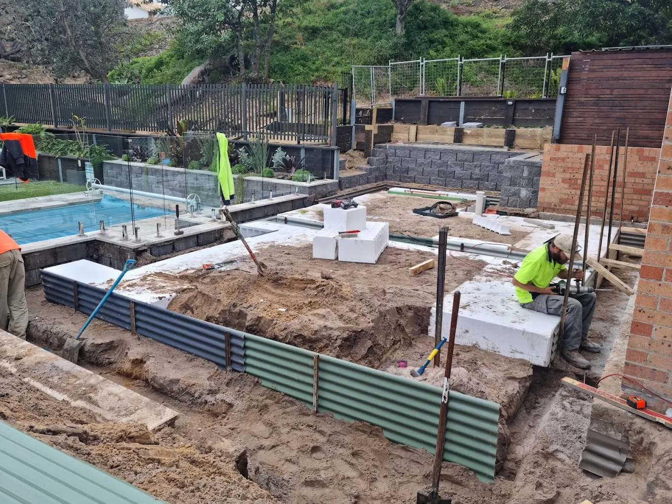 Concrete footpath project on the South Coast NSW